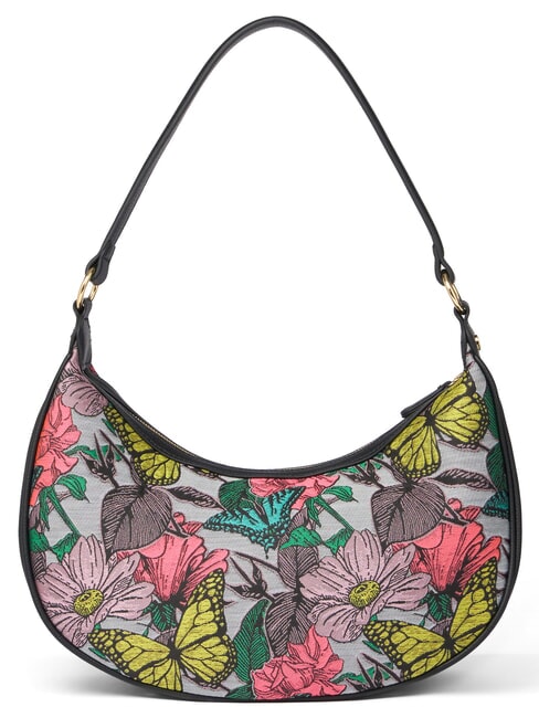 JACQUARD Bolso de hombro negro m&uacute;ltiple - Bolsos Mujer