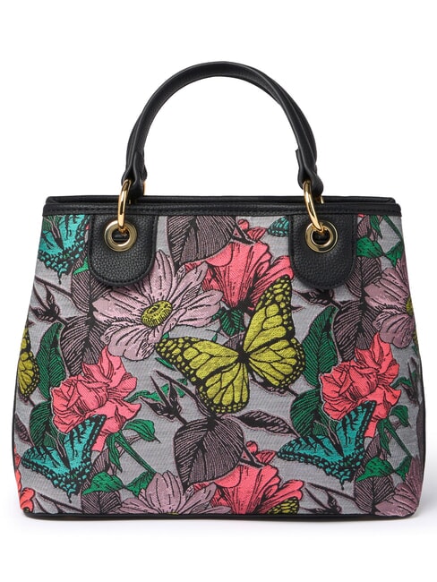 JACQUARD Bolso de mano con correa para el hombro. negro m&uacute;ltiple - Bolsos Mujer