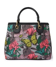 BRACCIALINI JACQUARD Bolso de mano con correa para el hombro. negro m&uacute;ltiple - Bolsos Mujer - 3