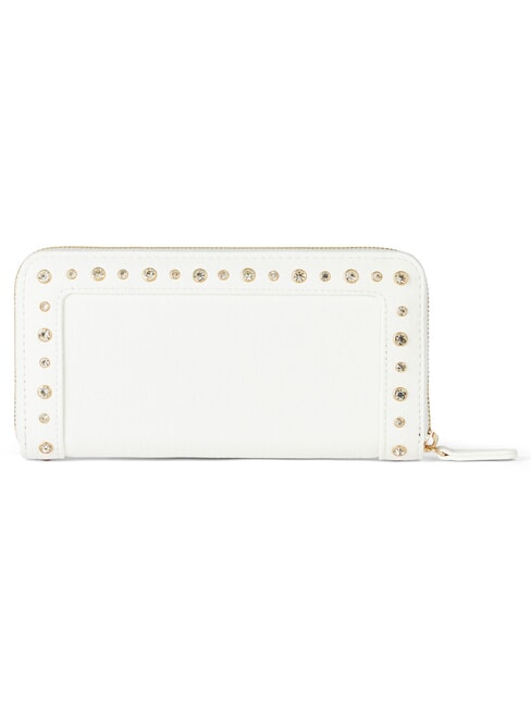 ROCK Cartera con cremallera blanco - Carteras Mujer