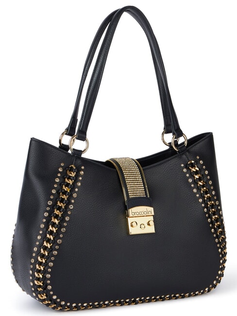 ROCK Comprador de hombro negro - Bolsos Mujer