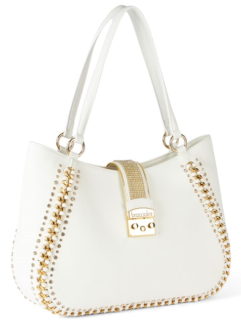 ROCK Comprador de hombro blanco - Bolsos Mujer