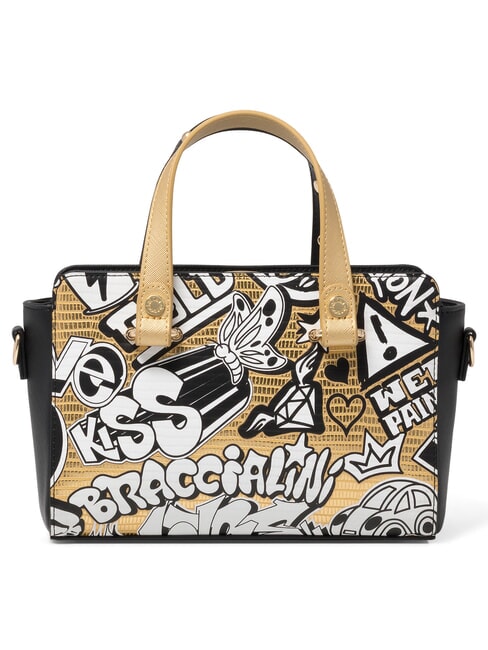 MURALES Bolso de mano con bandolera oro - Bolsos Mujer
