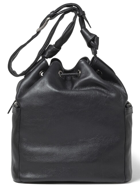 NORA Cubo de hombro, en cuero negro - Bolsos Mujer