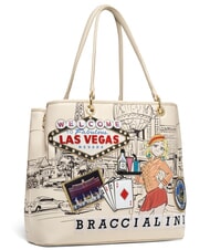 BRACCIALINI CARTOLINE Las Vegas Bolso de hombro con correa para el hombro. multi - Bolsos Mujer - 2