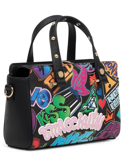 MURALES Bolso de mano con bandolera negro - Bolsos Mujer
