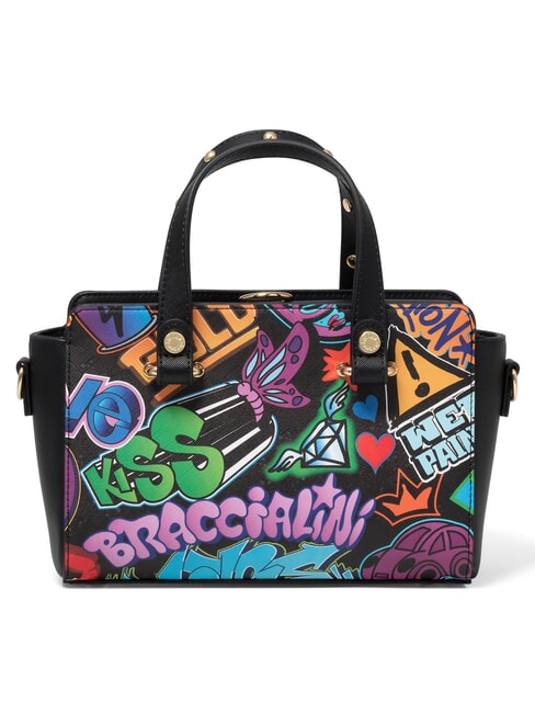 MURALES Bolso de mano con bandolera negro - Bolsos Mujer