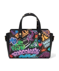 BRACCIALINI MURALES Bolso de mano con bandolera negro - Bolsos Mujer - 3