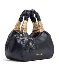 BRACCIALINI SARA Bolso de piel con correa para el hombro. negro - Bolsos Mujer - 2