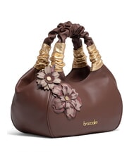 BRACCIALINI SARA Bolso de piel con correa para el hombro. marr&oacute;n - Bolsos Mujer - 2