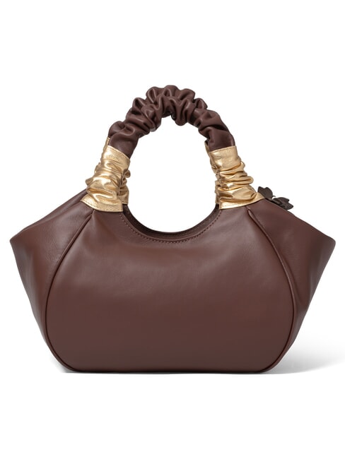 SARA Bolso de piel con correa para el hombro. marr&oacute;n - Bolsos Mujer