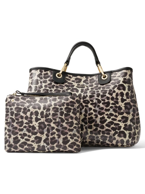 BETH SPECIAL Bolso grande con clutch leopardo - Bolsos Mujer