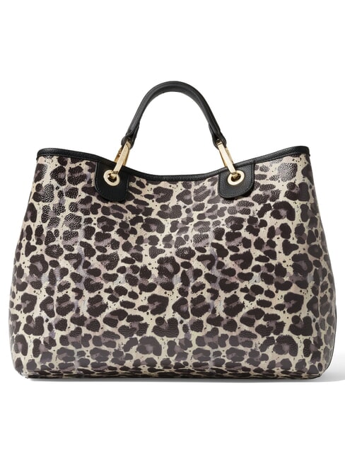 BETH SPECIAL Bolso grande con clutch leopardo - Bolsos Mujer