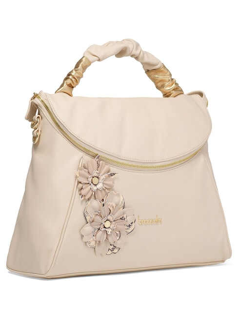 SARA Bolso de mano con correa para el hombro. beige - Bolsos Mujer
