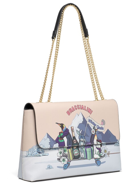 BRITNEY Bolso de hombro / bolso cruzado beige - Bolsos Mujer