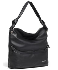 BRACCIALINI NORA Bolso de hombro de piel negro - Bolsos Mujer - 3