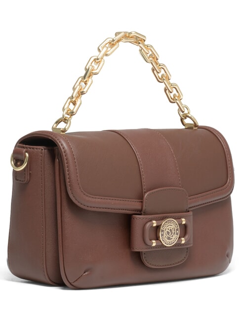 CHAIN Bolso de mano con correa para el hombro. marr&oacute;n - Bolsos Mujer