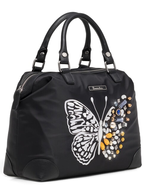 KEIRA Bolsa con aplicaciones mariposa negra - Bolsos Mujer