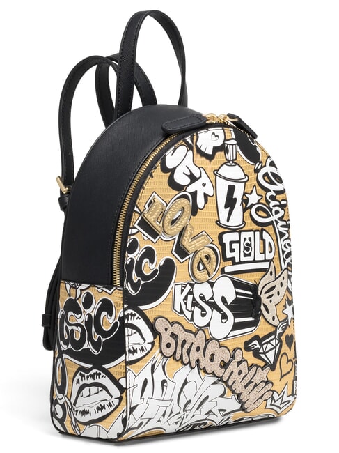 MURALES Mochila estampada oro - Bolsos Mujer