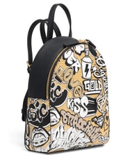 BRACCIALINI MURALES Mochila estampada oro - Bolsos Mujer - 2