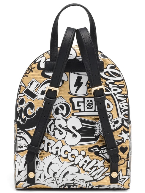 MURALES Mochila estampada oro - Bolsos Mujer