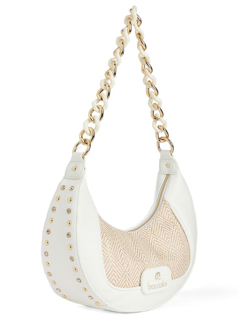 CHAIN Bolso de hombro blanco - Bolsos Mujer