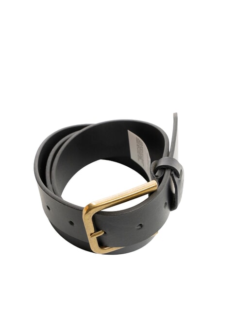 CASUAL Cintur&oacute;n de cuero acortable negro - Cinturones