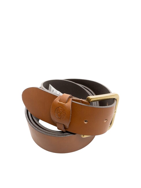 CASUAL Cintur&oacute;n de cuero acortable co&ntilde;ac - Cinturones