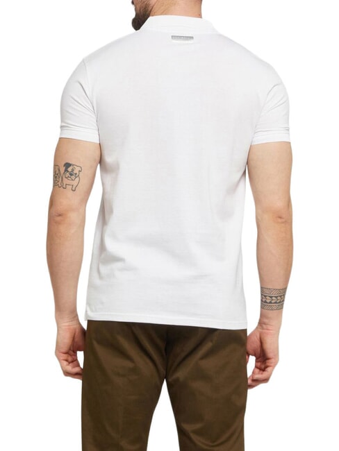 ICONIC Polo de algod&oacute;n de manga corta blanco - camisa polo
