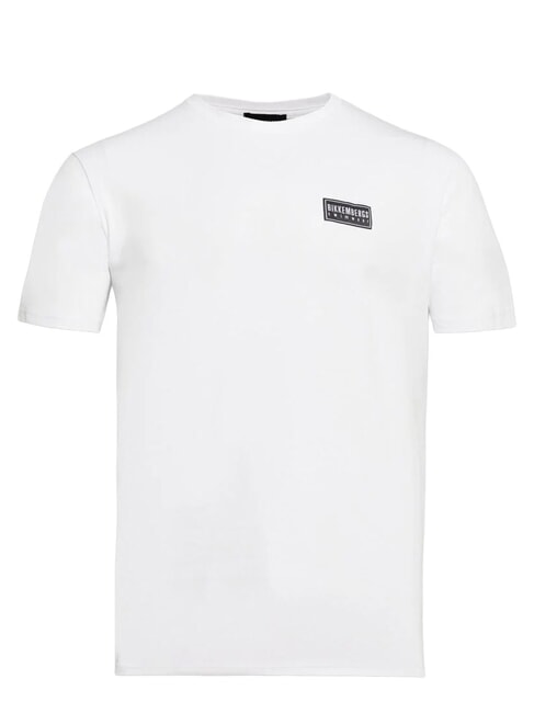 BASIC Camiseta de manga corta y cuello redondo blanco - camiseta
