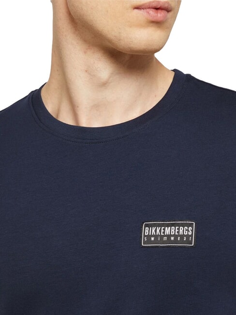 BASIC Camiseta de manga corta y cuello redondo Armada - camiseta