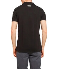 BIKKEMBERGS ICONIC Polo de algod&oacute;n de manga corta negro - camisa polo - 2