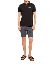 BIKKEMBERGS ICONIC Polo de algod&oacute;n de manga corta negro - camisa polo - 4