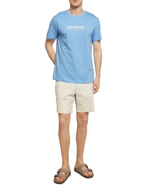 ICONIC Camiseta de algod&oacute;n de manga corta azur - camiseta