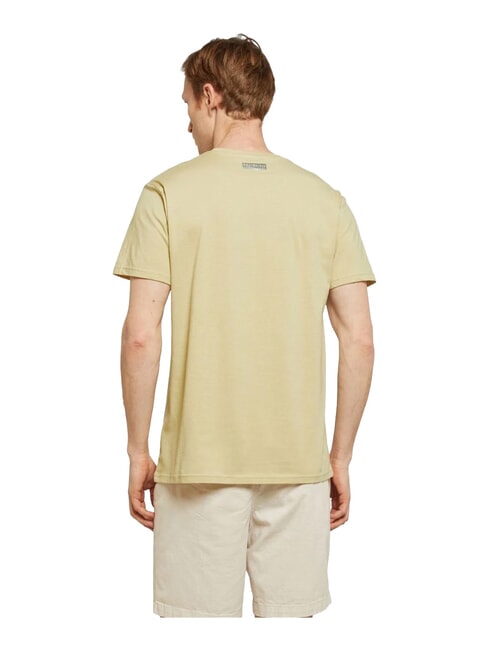 ICONIC Camiseta de algod&oacute;n de manga corta beige - camiseta
