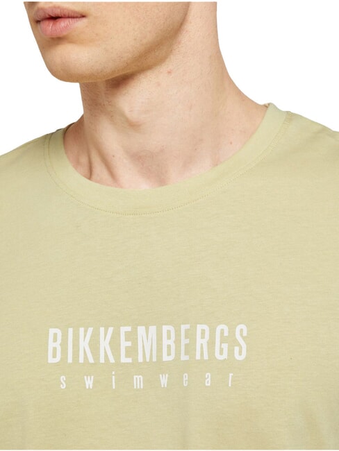 ICONIC Camiseta de algod&oacute;n de manga corta beige - camiseta