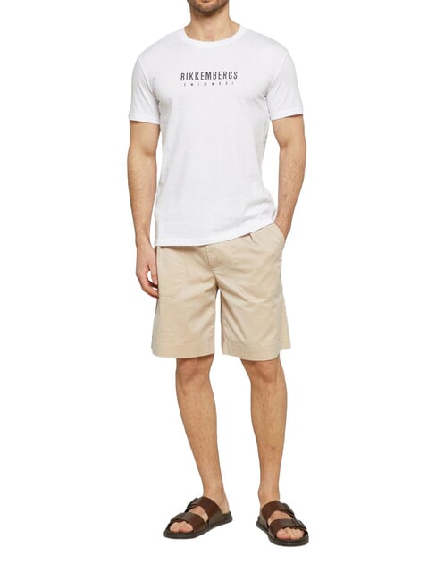 ICONIC Camiseta de algod&oacute;n de manga corta blanco - camiseta