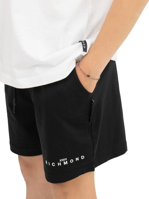 KUDAL Camiseta + Pantalones cortos blanco negro - Ch&aacute;ndales para ni&ntilde;os