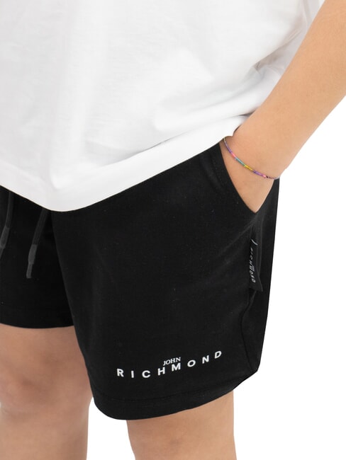 KORAK Camiseta + Pantalones cortos blanco negro - Ch&aacute;ndales para ni&ntilde;os