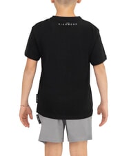 JOHN RICHMOND RUNDAVO Camiseta + Pantalones cortos negro/plata - Ch&aacute;ndales para ni&ntilde;os - 4