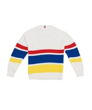 TOMMY HILFIGER KIDS BIMBO Su&eacute;ter de algod&oacute;n blanco - Su&eacute;teres para ni&ntilde;os - 3