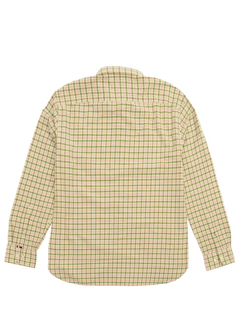 TH Camisa de tart&aacute;n azul carb&oacute;n /esencia de menta /multicolor - Camisas de hombre