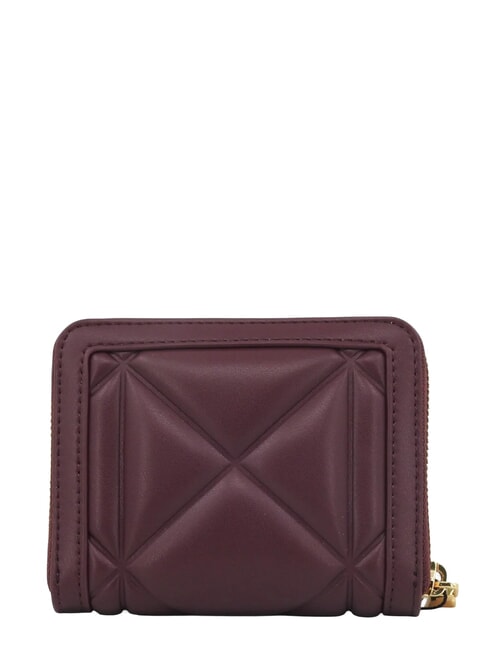 EMBOSSED Cartera peque&ntilde;a con cremallera vino - Carteras Mujer
