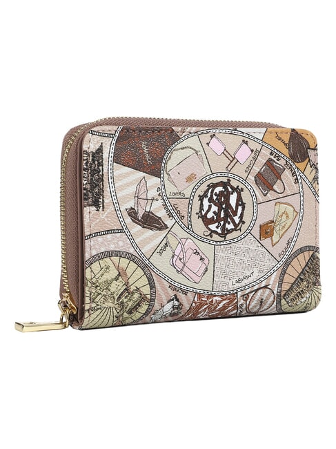 FASHIONOPOLY Cartera mediana, con cremallera. rubor - Carteras Mujer