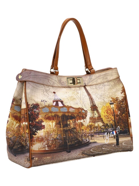 YESBAG Bolso de hombro XL Par&iacute;s divertido - Bolsos Mujer
