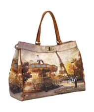YNOT YESBAG Bolso de hombro XL Par&iacute;s divertido - Bolsos Mujer - 2