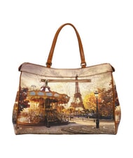 YNOT YESBAG Bolso de hombro XL Par&iacute;s divertido - Bolsos Mujer - 3