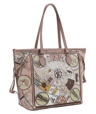 YNOT FASHIONOPOLY Bolsa de compras, bolso de hombro rubor - Bolsos Mujer - 2