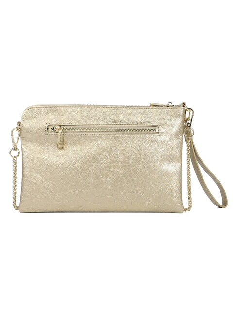 CRACKLE Bolso de mano con correa para el hombro. oro claro - Bolsos Mujer