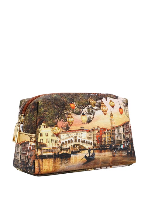 YESBAG Estuche de belleza tipo ba&uacute;l Venecia navide&ntilde;a - Neceser